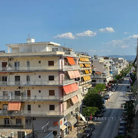 Апартаменты Papanikoli Sea And Center Cozy Living Лоутраки